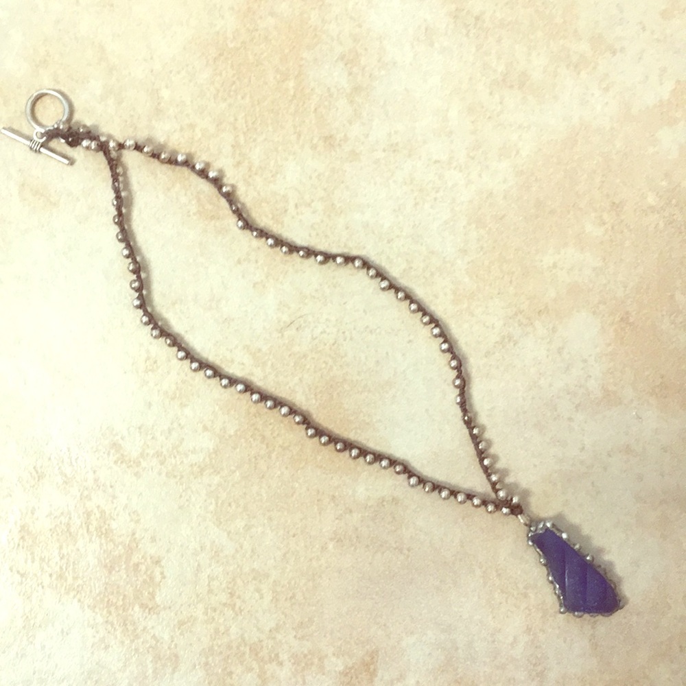Sea glass necklace